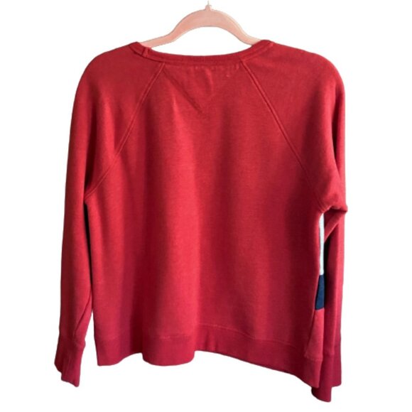 Tommy Hilfiger Sport retro vintage inspired Sweatshirt Colour Block Flag Logo - Picture 3 of 11